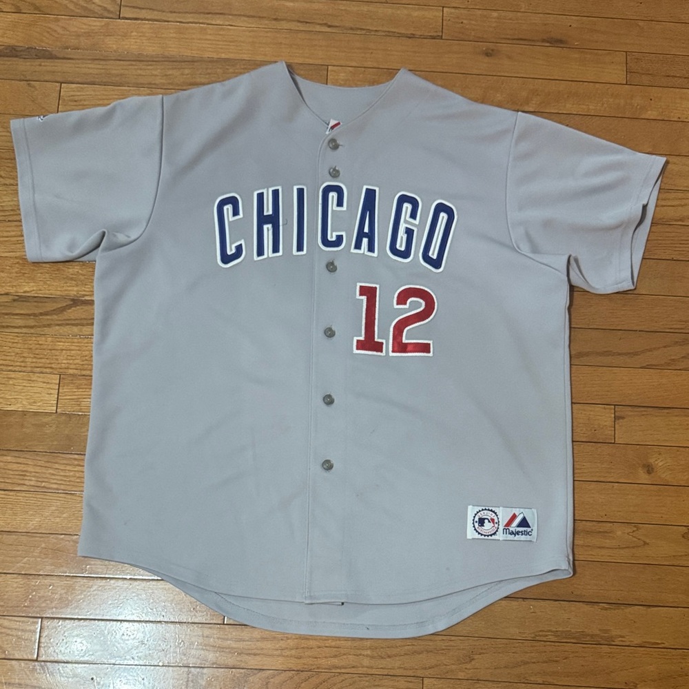 Majestic Gray Chicago Baseball Jersey